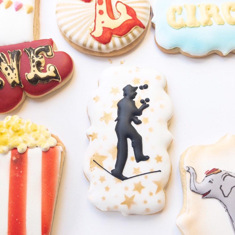 circus cookies/ circus themed cookies/ carnival cookies image 7