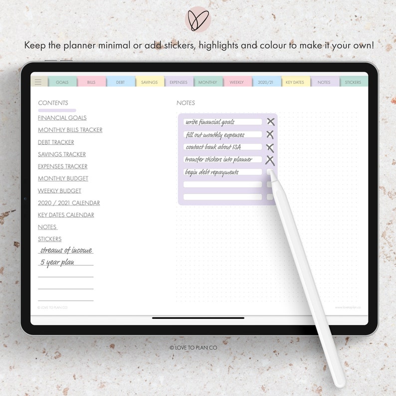 goodnotes 5 budget template goodnotes 5 budget template