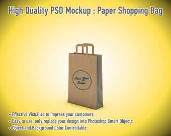 Download Free Shopping Paper Bag Psd Mockup Square Booklet Psd Mockup All Free Mockups PSD Mockup Template