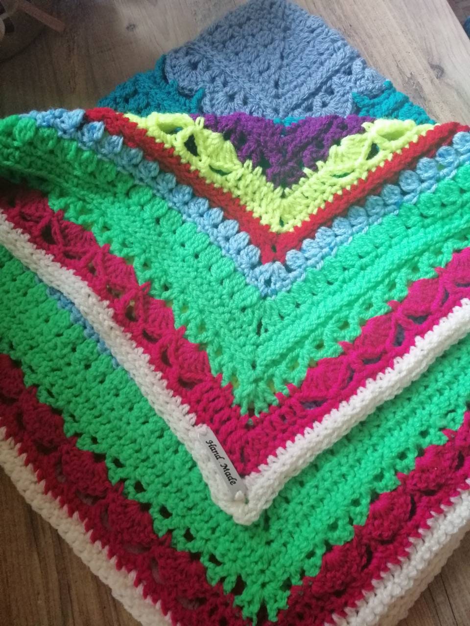 Handmade Crochet Baby Lap or Wheelchair Blanket Etsy