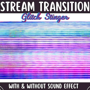 Creepy Glitch Stinger Transition | Spooky RGB Twitch Streamer Stinger for OBS Streamlabs SLOBS