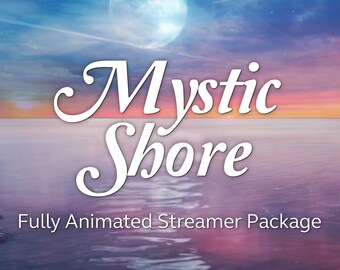 Mystic Shore Animated Streamer Package, Fantasy Theme