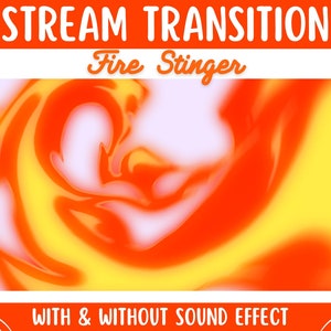Transizione di fuoco ANIMATA / Twitch Streamer Stinger per OBS Streamlabs SLOBS