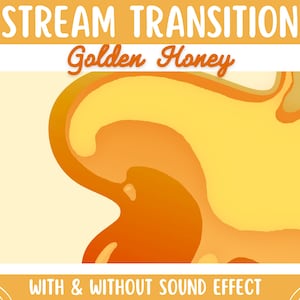 Honey Stinger Transizione / Golden Splash Twitch Streamer Stinger per OBS Streamlabs SLOBS
