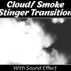 Cloud Twitch Stinger Transition | White Smoke Streamer Scene Changer for OBS Streamlabs SLOBS