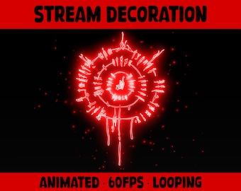 Animated Astarion's Scar Asset | Infernal Ritual Stream Decoration