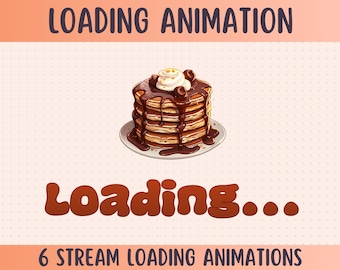 Pancake Loading Animation | Twitch Streamer Loop (.webm Files)