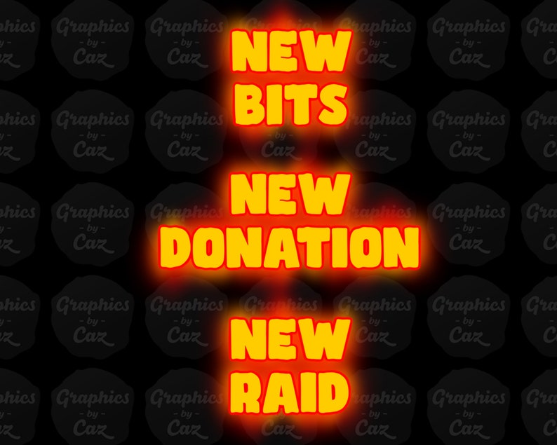 ANIMATED Twitch Alerts With Sound Effect Fiery Flame Twitch Streamer