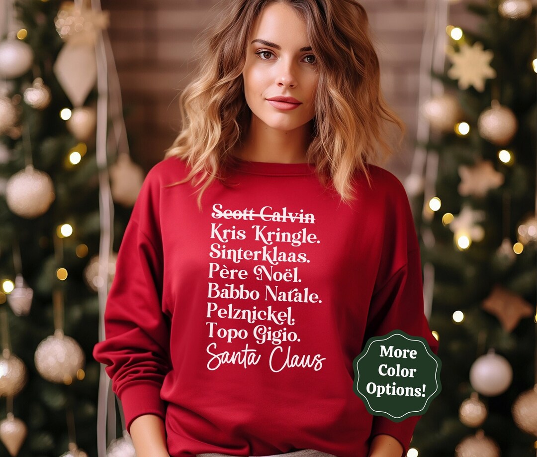 The Santa Clause Crewneck Sweatshirt, Scott Calvin Sweatshirt, Santa ...