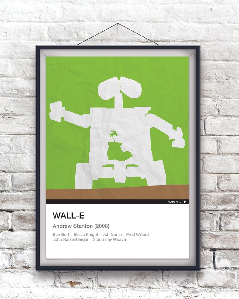 Foreign Contaminant WALLE A3 Poster Print Minimalist Art Etsy