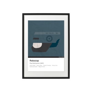 Dead or alive, you&#39;re coming with me. - Robocop A3 Poster Print - Minimalist Art Print, Movie Prints, Movie Poster.