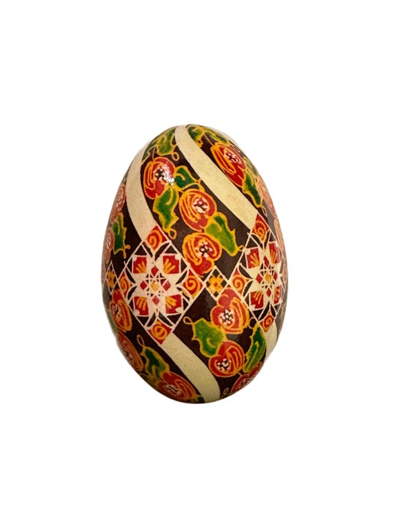 Goose Easter egg. Made in Ukraine.