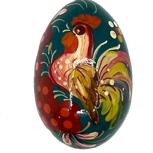 Wooden Easter egg. Made in Ukraine.