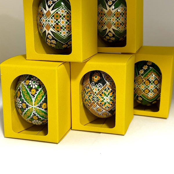 Easter egg, traditional wax technique. Made in Ukraine.