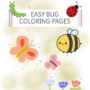 Disegni da colorare di insetti per bambini