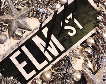 Elm Street Sign Etsy