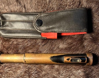 Brass Pocket Level/Transit With Case Extendable Vintage