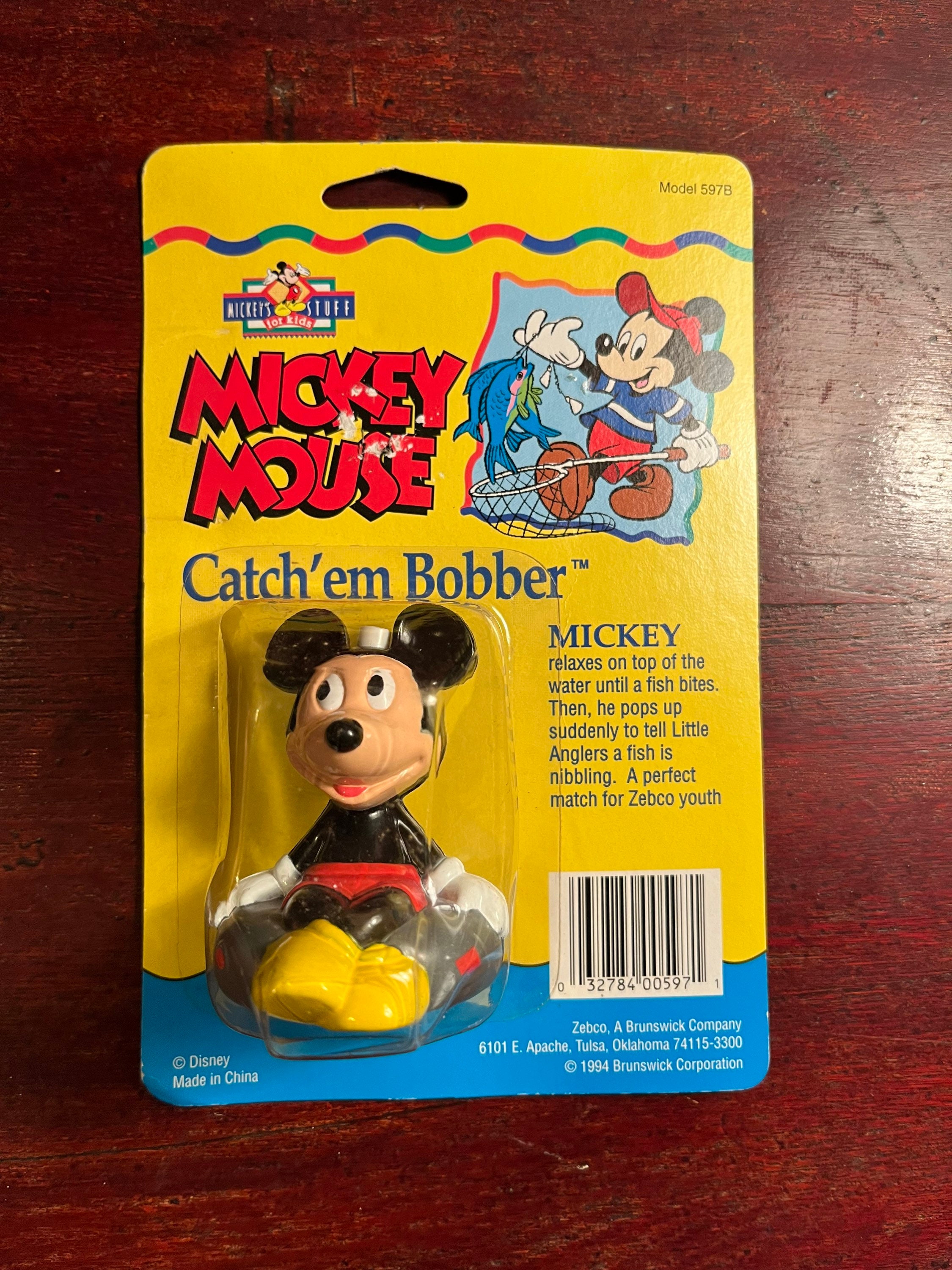 Mickey Mouse Catchem Fishing Bobber 