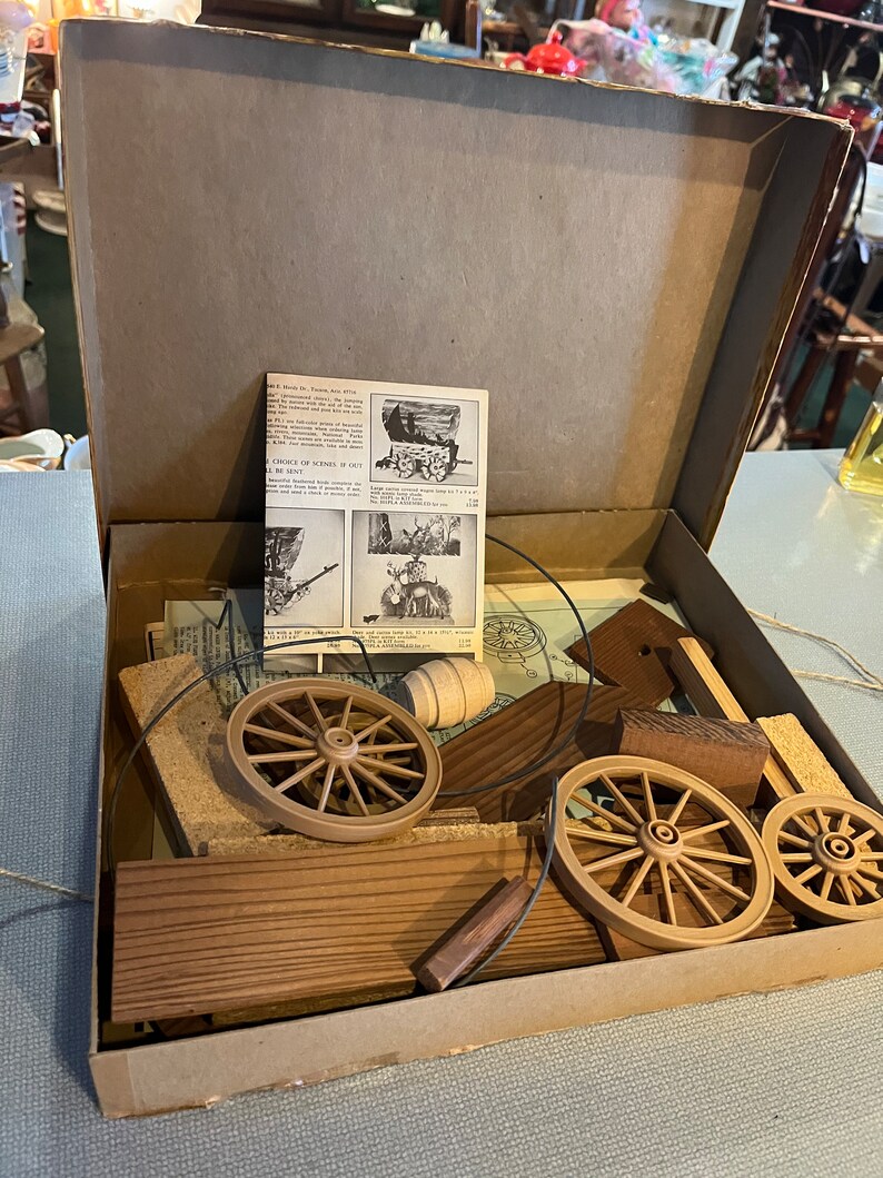 Vintage Covered Wagon Kit / Model Etsy