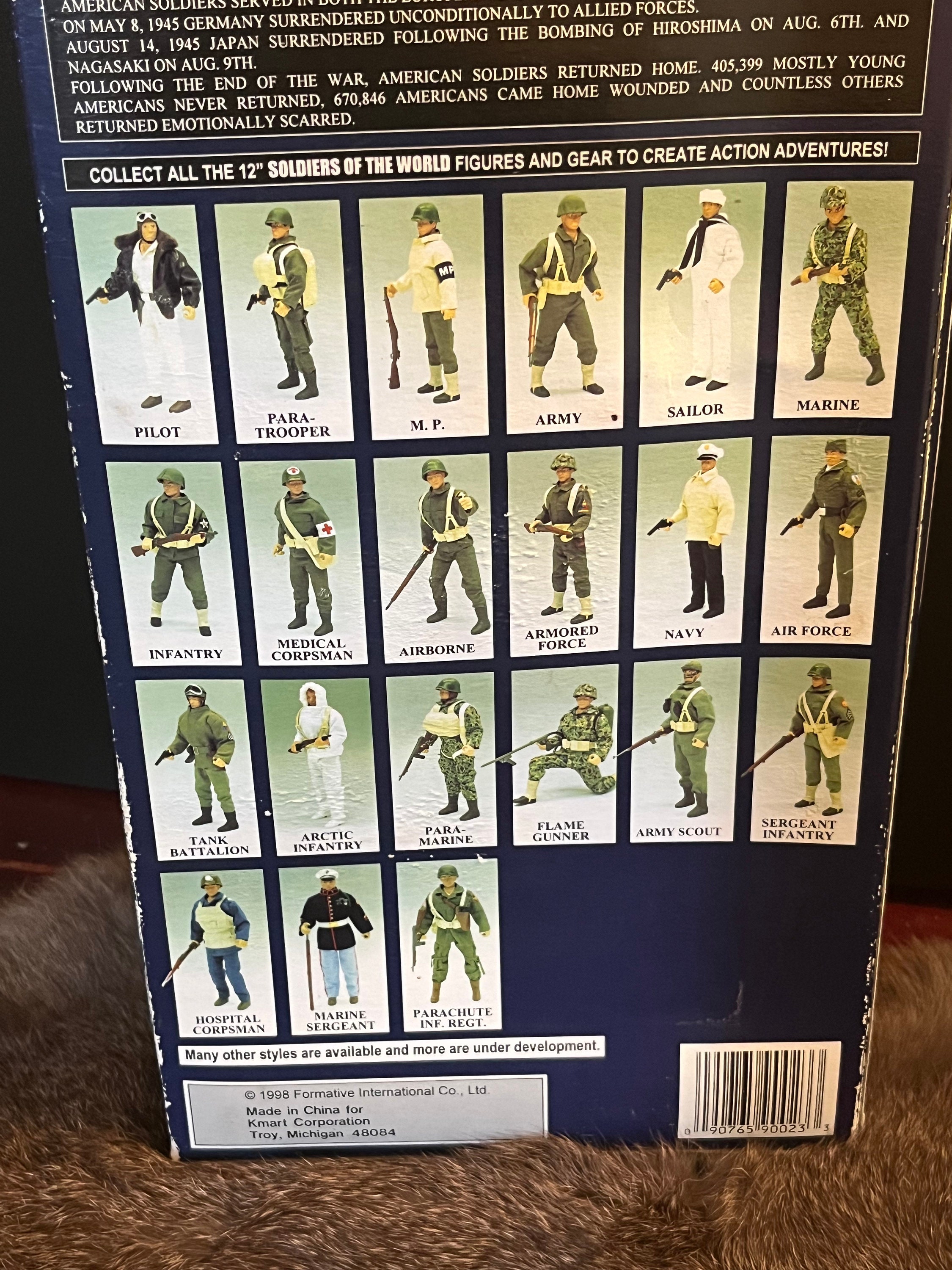 Action Figure Army Soldier Toy Soldier Military Etsy