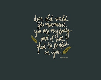 Anne of Green Gables Quote - instant download