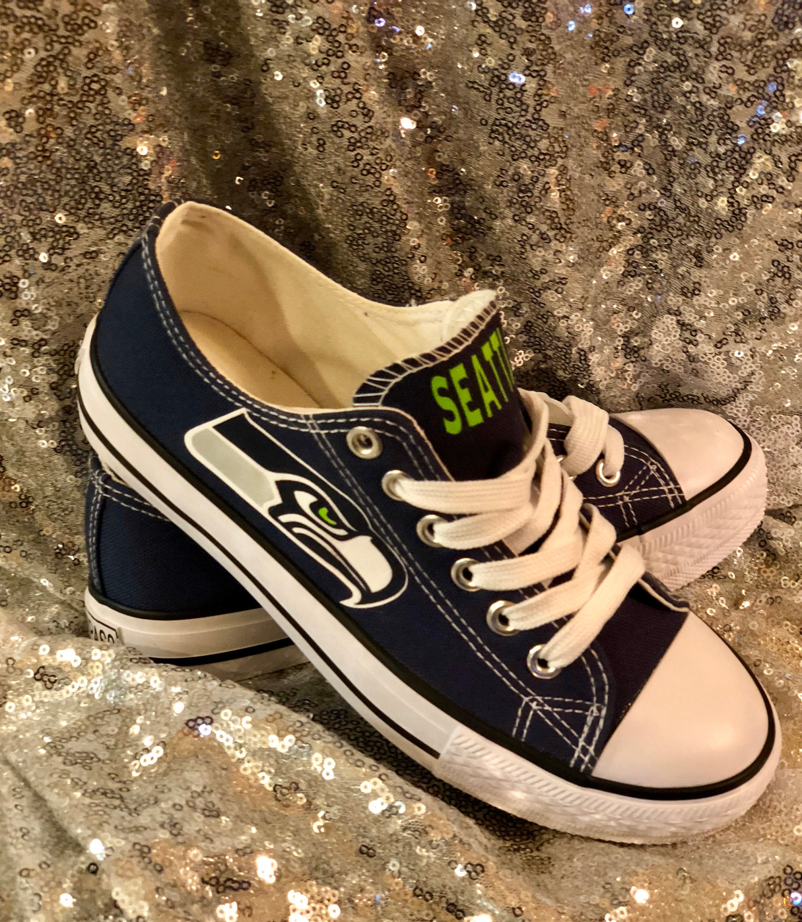 seahawks converse shoes