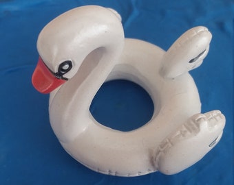 1:12 Scale Dollhouse Miniature Pool Float Swan