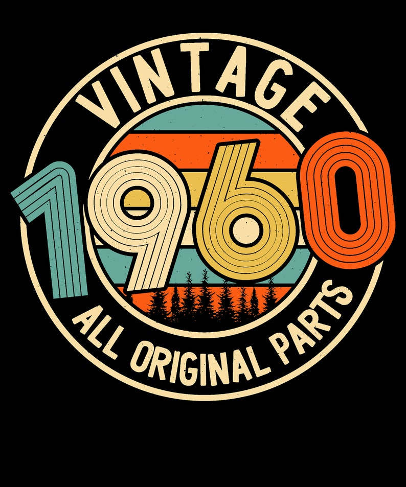 Download Vintage 1960 svg 60 years old svg 60th Birthday Dad Gift ...