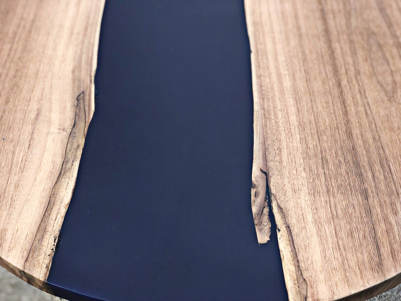 Epoxy Table Tavolino In Legno E Resina