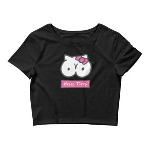 Hello Titty Crop Tee