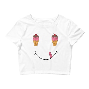 2 Licks Ice Cream Crop Tee