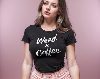 WEED AND COFFEE Short-Sleeve T-Shirt