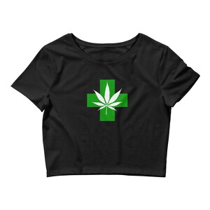 Cannabis Health Crop Tee