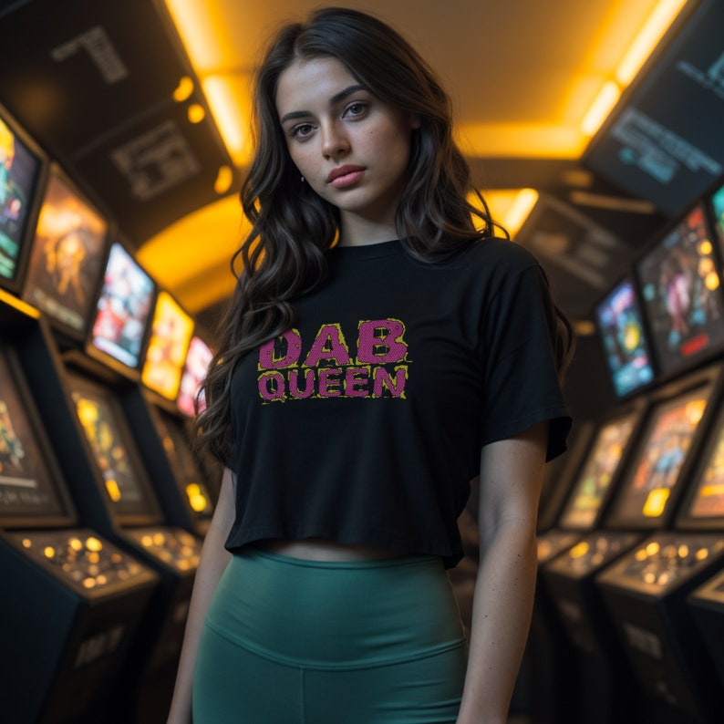 Dab Queen Crop Tee image 1