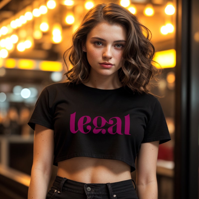 Legal Crop Tee image 1