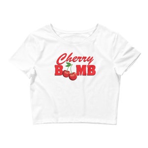 Cherry Bomb Crop Tee