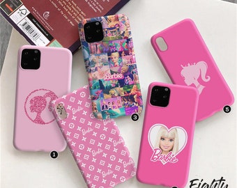 Pink Barbie case for iPhone 15 14 13 12 11 Pro Max case iPhone XR case iPhone XS Max Case iPhone X Case iPhone 7 8 Plus case apple case