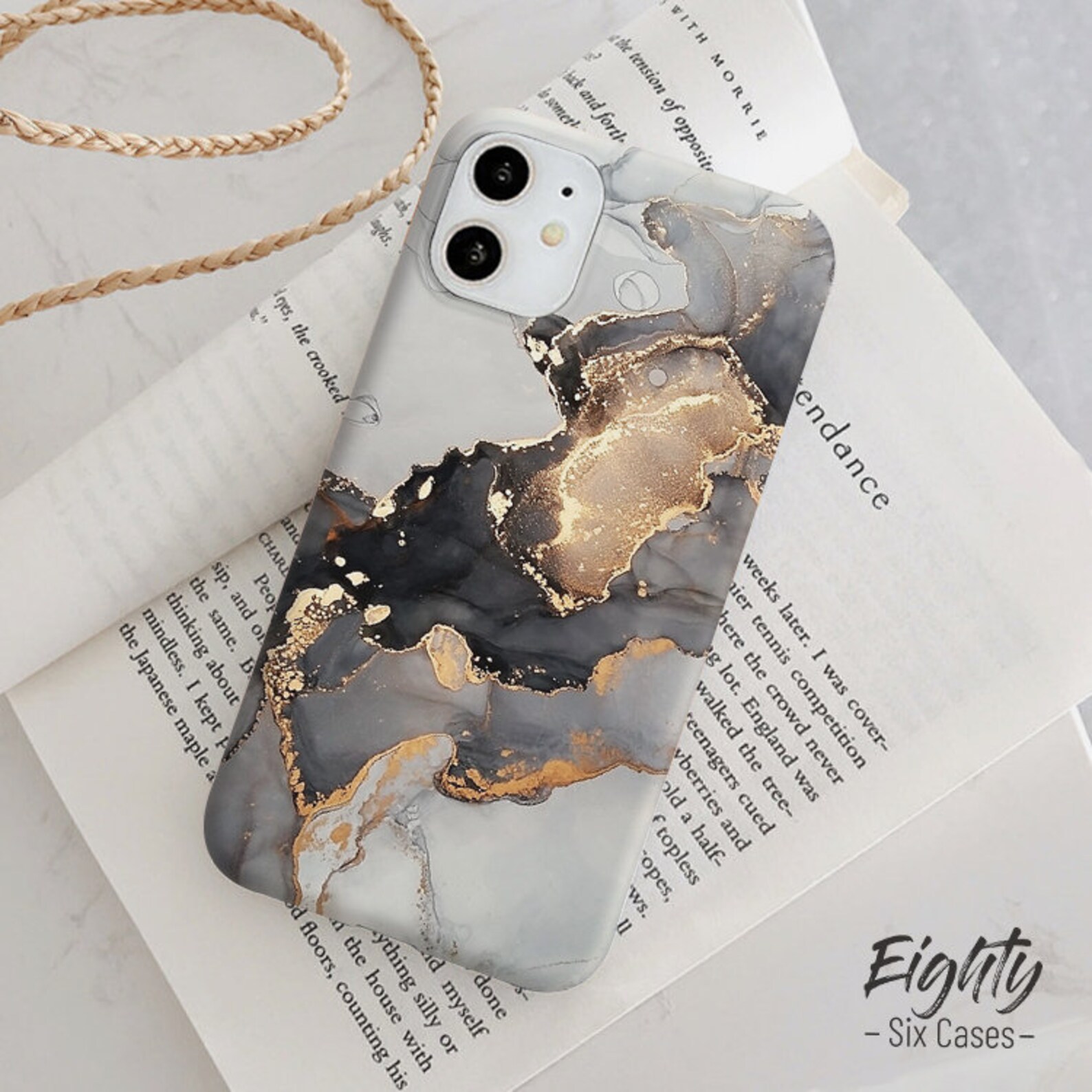 Black gold marble iPhone 11 Pro 12 Pro Max Mini case iPhone XS Etsy