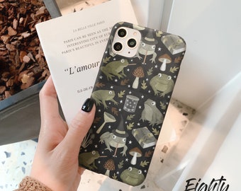 Witch frog for Galaxy S20 S21 S10 plus case A52 Samsung Note 10 S10 case S9 plus case S9 Note 9 S8 plus Samsung A50 A70 A30 A40 S7 es224