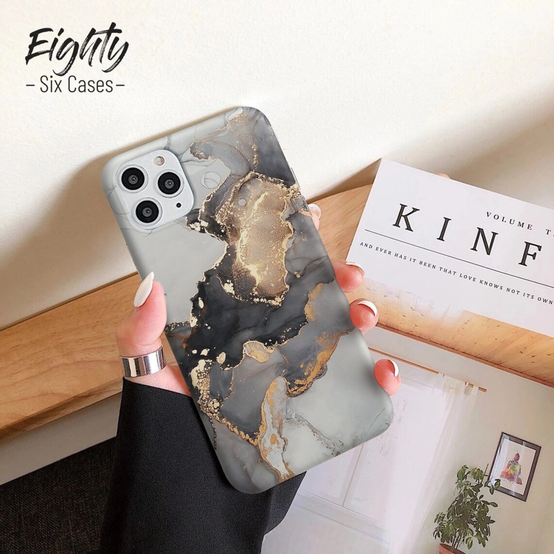 Black gold marble iPhone 11 Pro 12 Pro Max Mini case iPhone XS Etsy