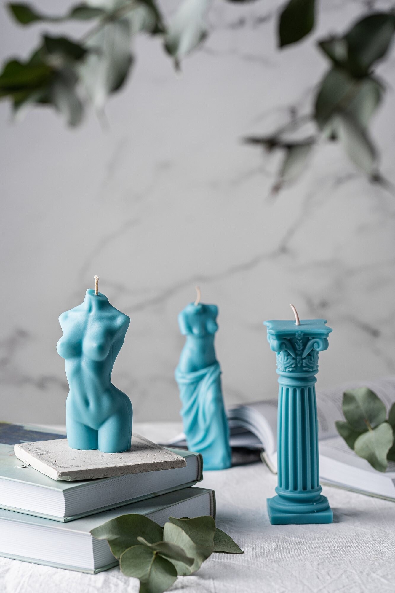 Set of Cozy Candles Lucky Charms Candle Abstract Candle Etsy