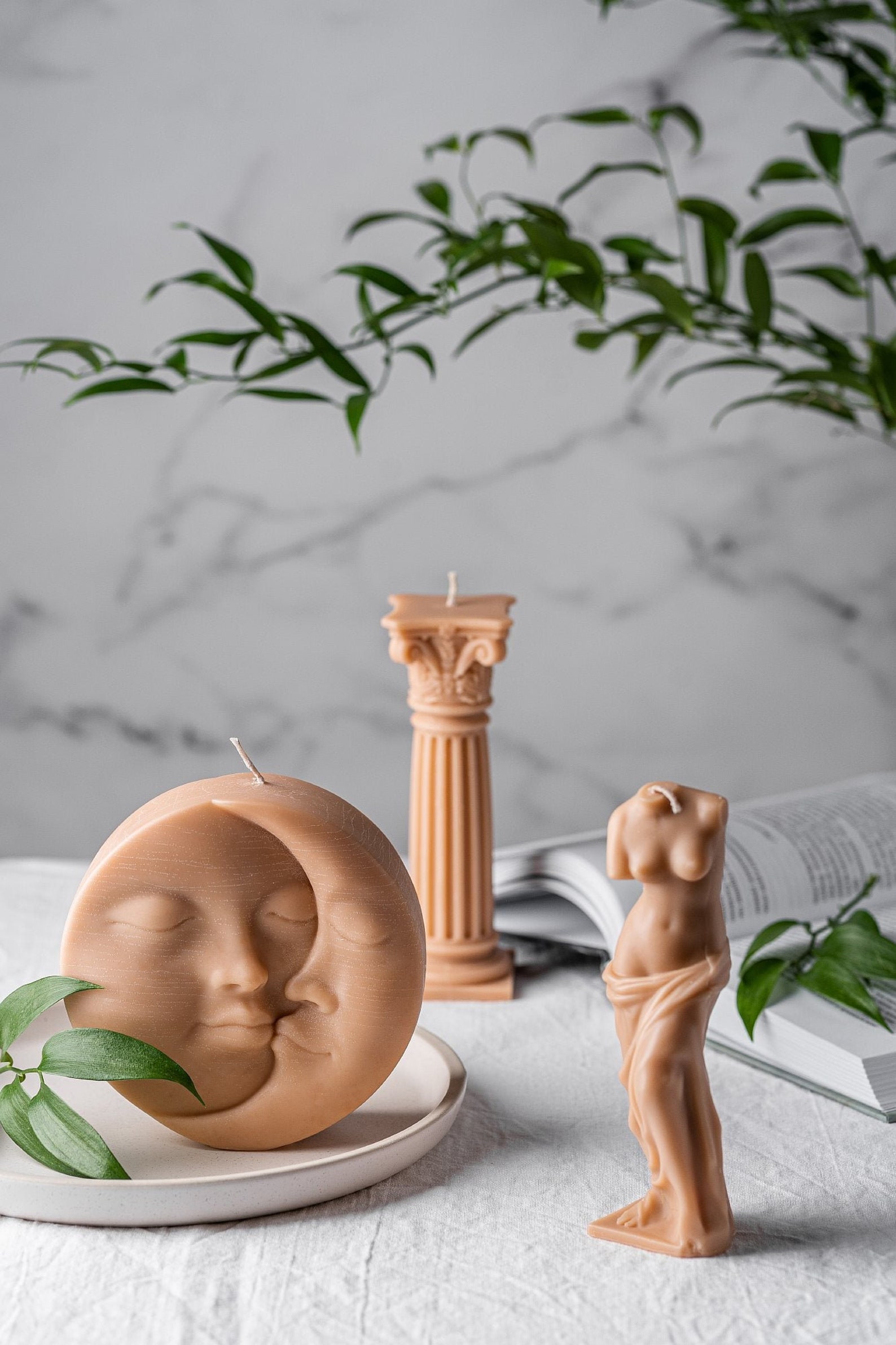 Set of cozy candles lucky charms candle abstract candle Etsy