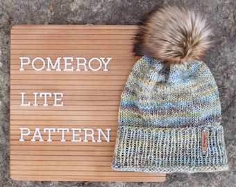 Patrón de tejer / Pomeroy LITE / Descarga digital instantánea PDF