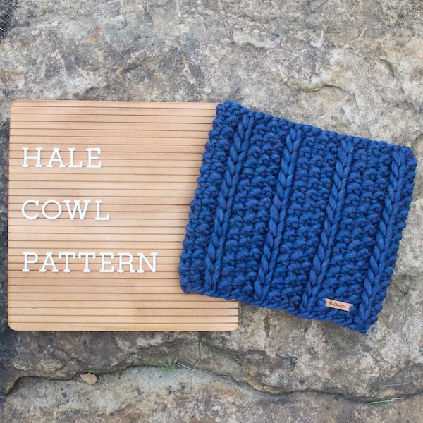 Knitting Pattern | Hale Cowl | Instant PDF Digital Download