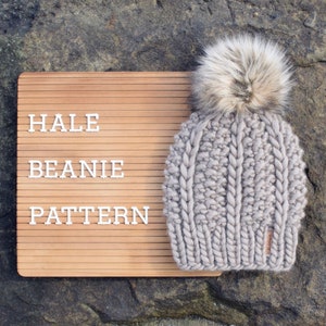 Knitting Pattern | Hale Beanie | Instant PDF Digital Download