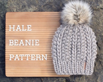 Knitting Pattern | Hale Beanie | Instant PDF Digital Download