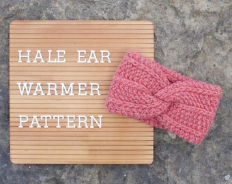 Knitting Pattern | Hale Ear Warmer | Instant PDF Digital Download