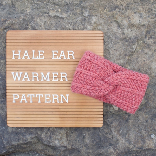 Knitting Pattern | Hale Ear Warmer | Instant PDF Digital Download