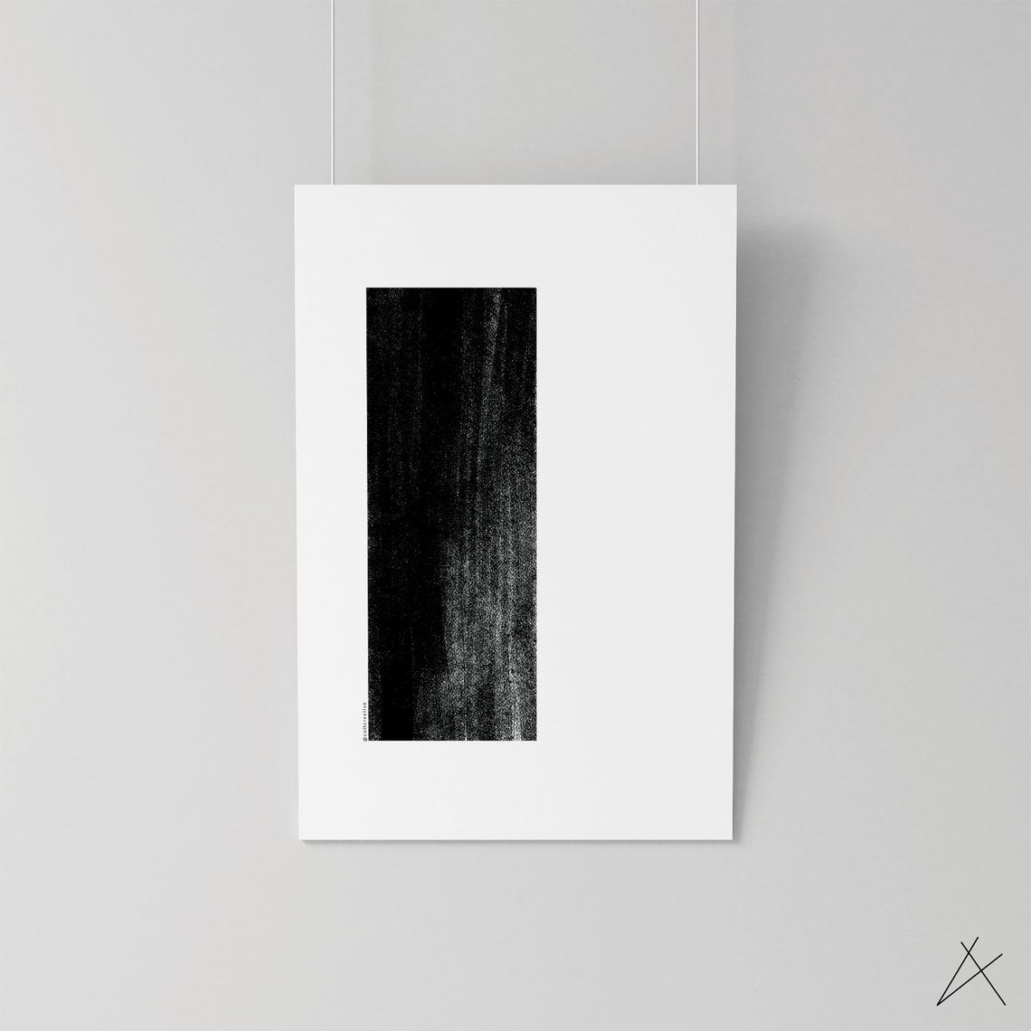 Vertical Rectangle Abstract Printable Wall Art Minimal Etsy