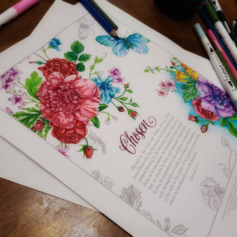 My Identity in Christ Coloring Pages Bible Memory Coloring Pages ...